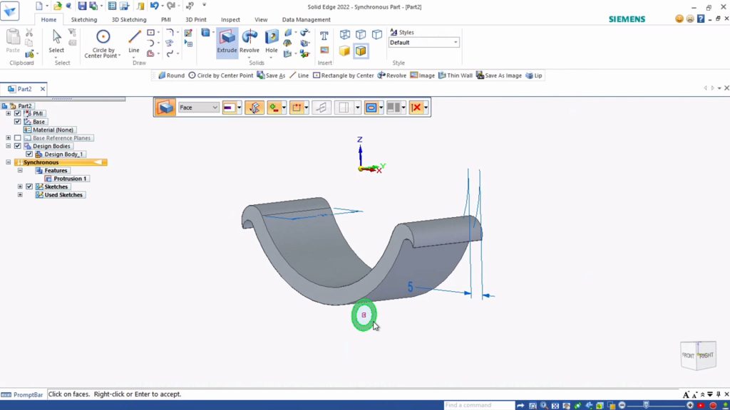 Click on the outlined area shown.