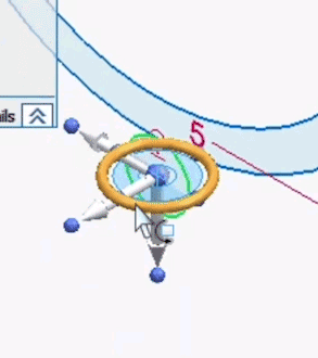Hover over the ring-like part of your steering wheel so that it highlights orange. Click the ring and enter 90 degrees.