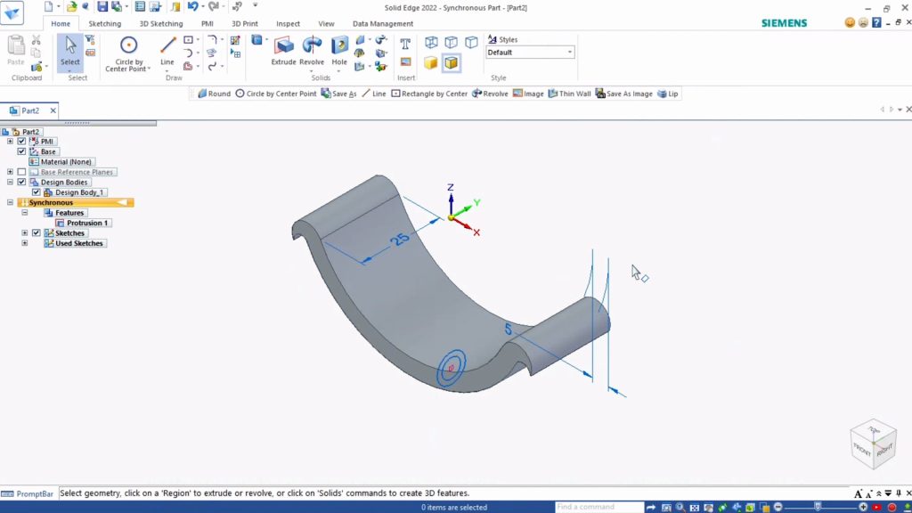 Chassis arc extruded.